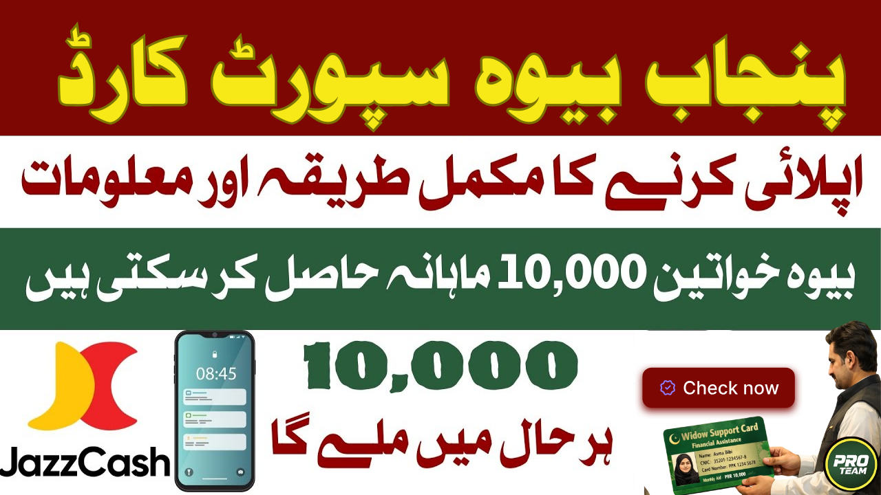 Punjab Widow Support Card