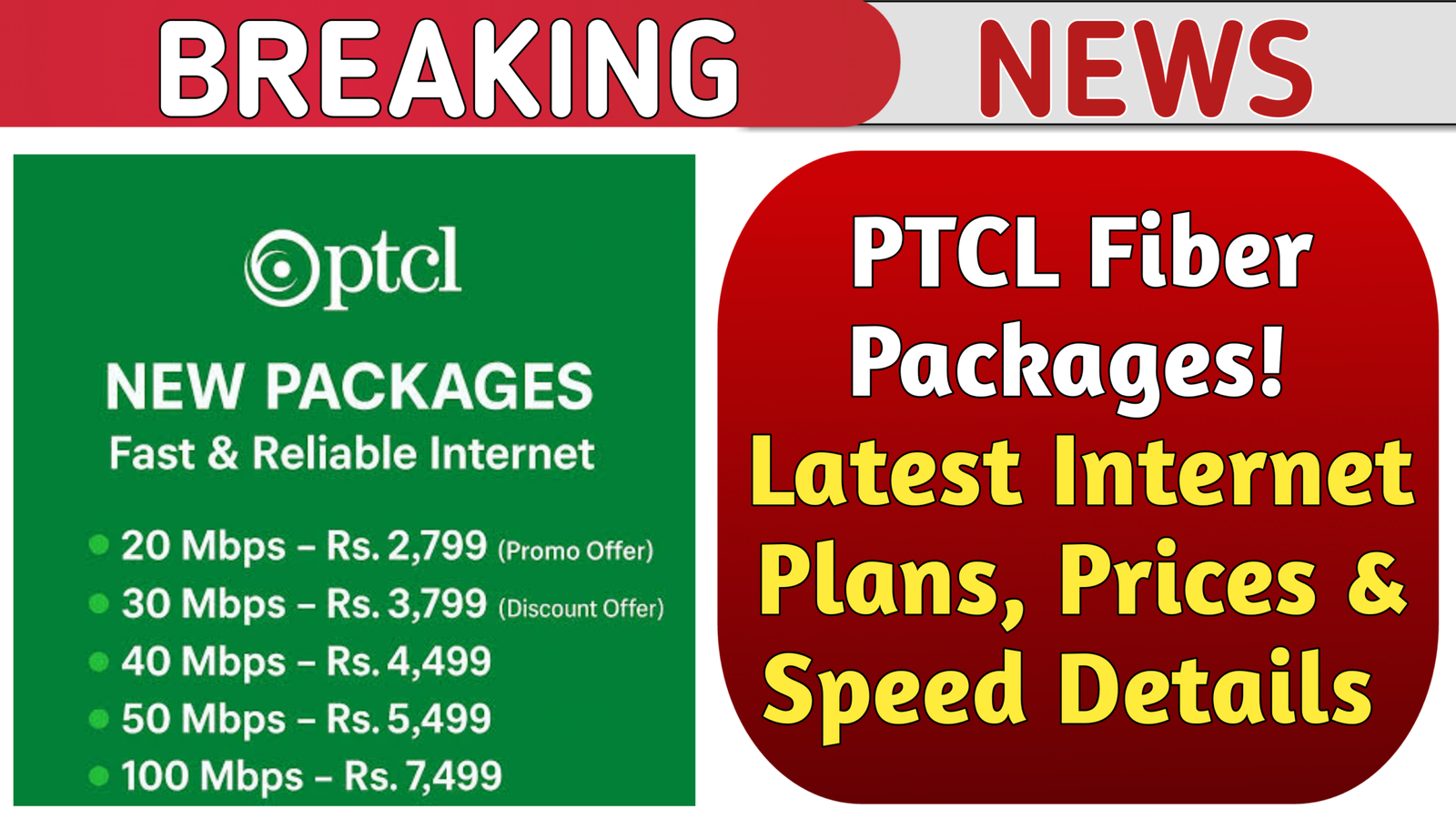PTCL Fiber Packages 2026
