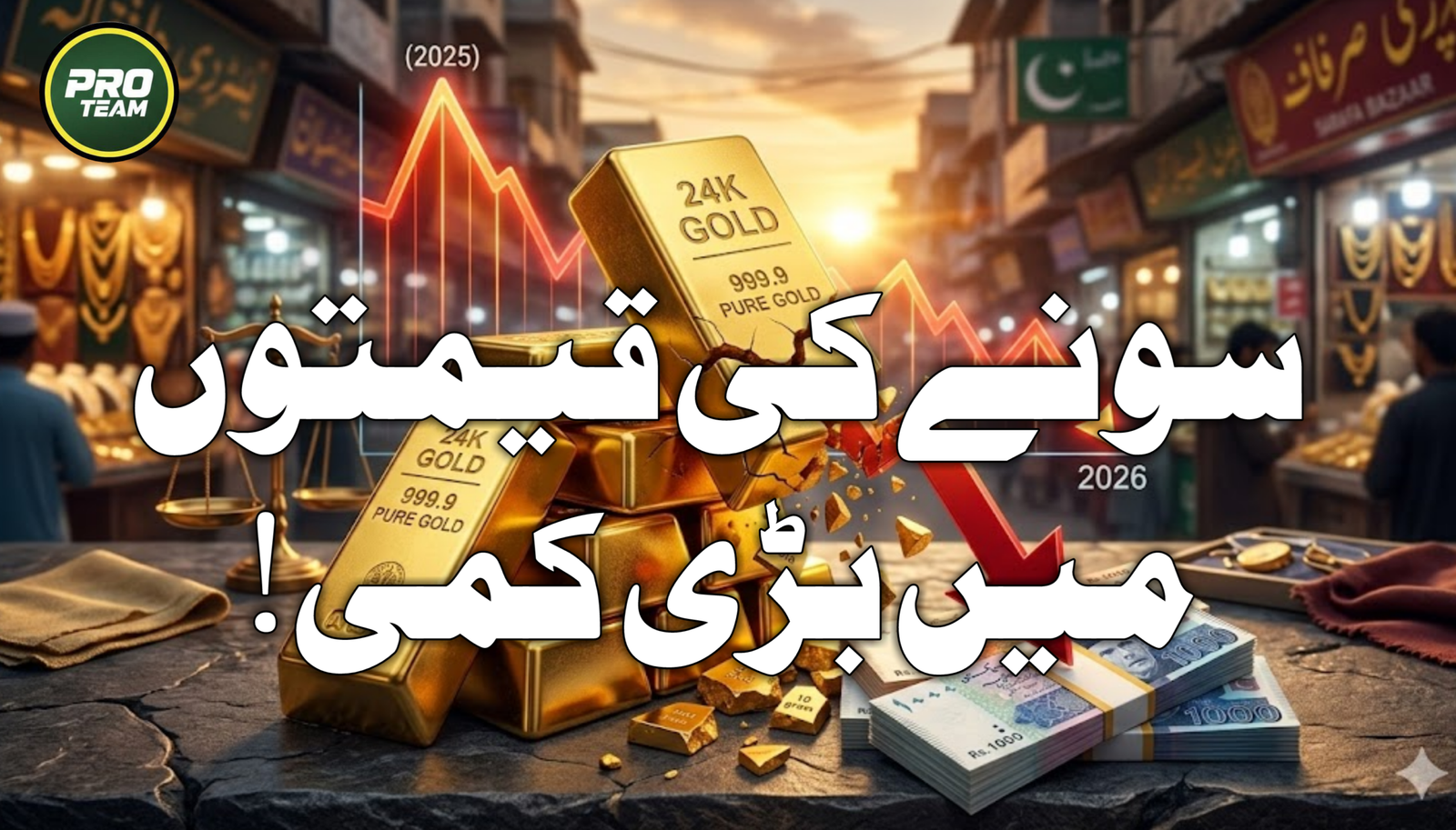 Big Drop in Gold Prices in Pakistan